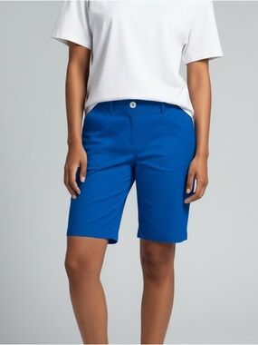 Chico's Royal Blue Cotton Shorts Size 2.5